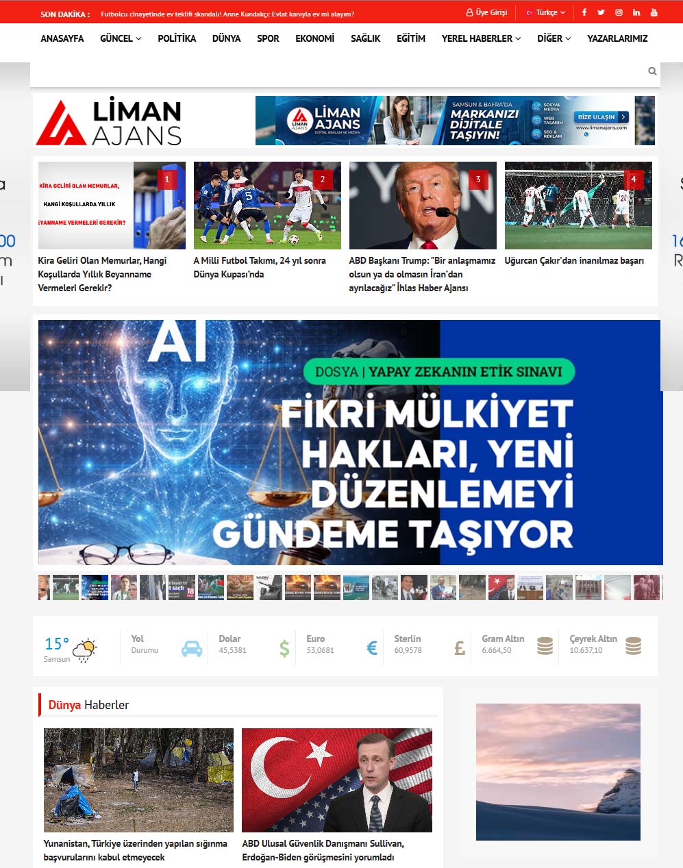 Haber | Yayın | Basın Web Sitesi