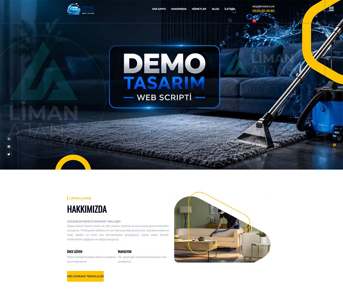 KOLTUK HALKI YIKAMA TEMİZLİK ŞİRKETİ WEB SİTESİ