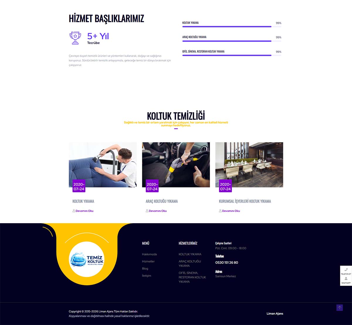 KOLTUK HALKI YIKAMA TEMİZLİK ŞİRKETİ WEB SİTESİ