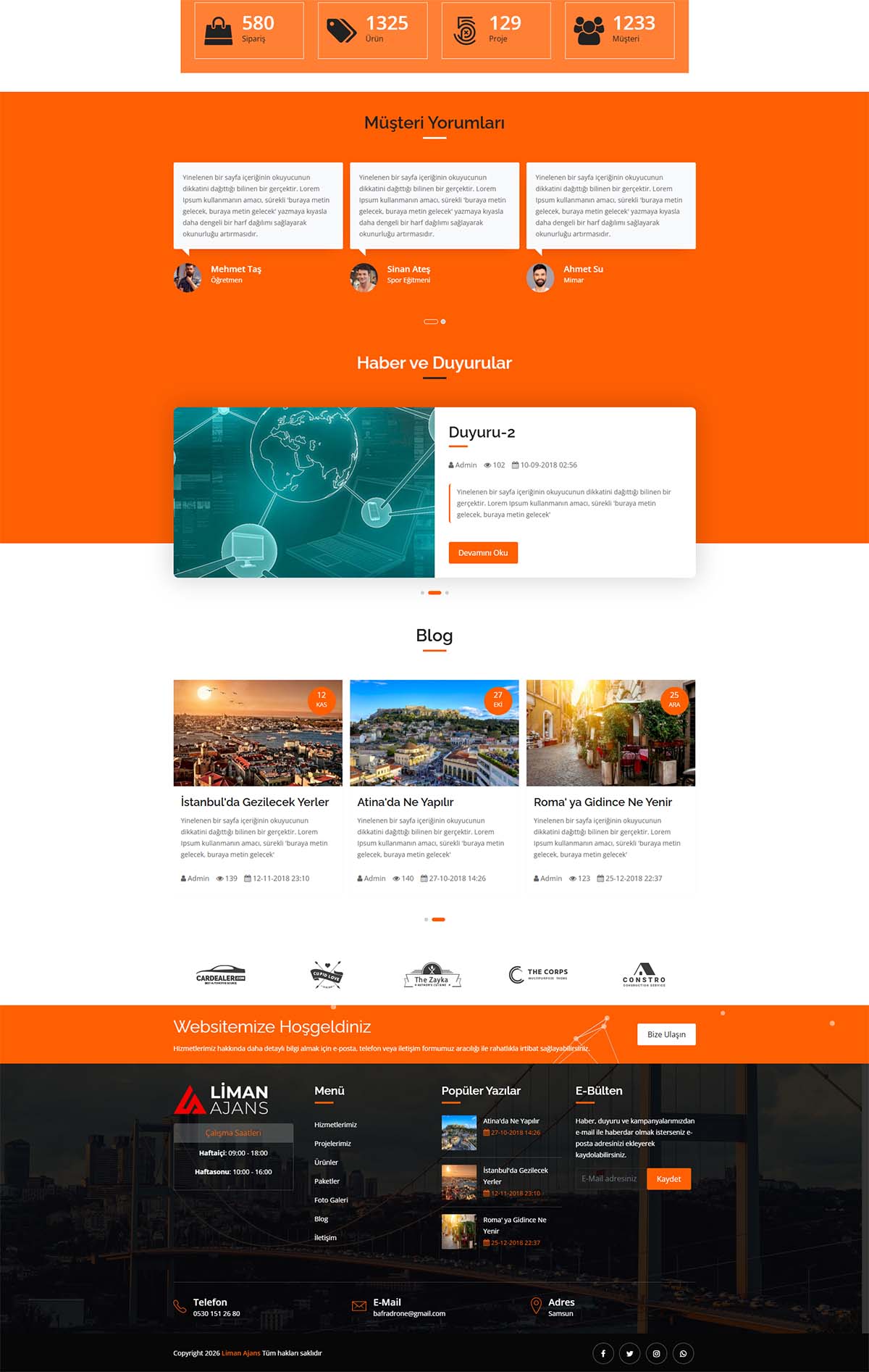 Kurumsal Web Siteleri Süper V2
