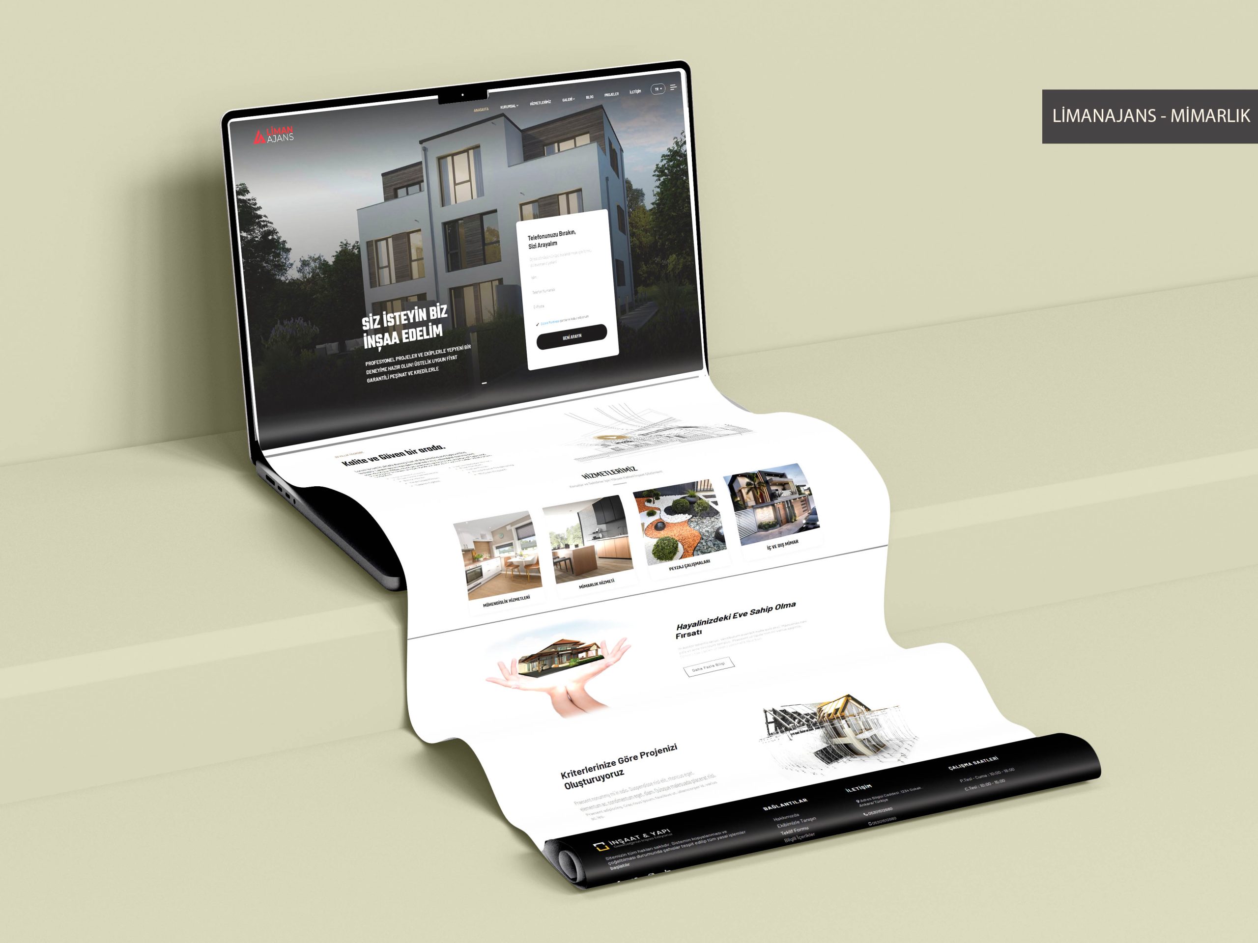 Mimarlık İnşaat Yapı Dekorasyon Web Sitesi