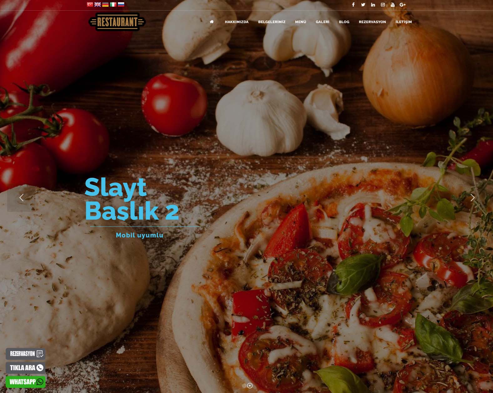 RESTAURANT | CAFE| BAR WEB SİTESİ V1