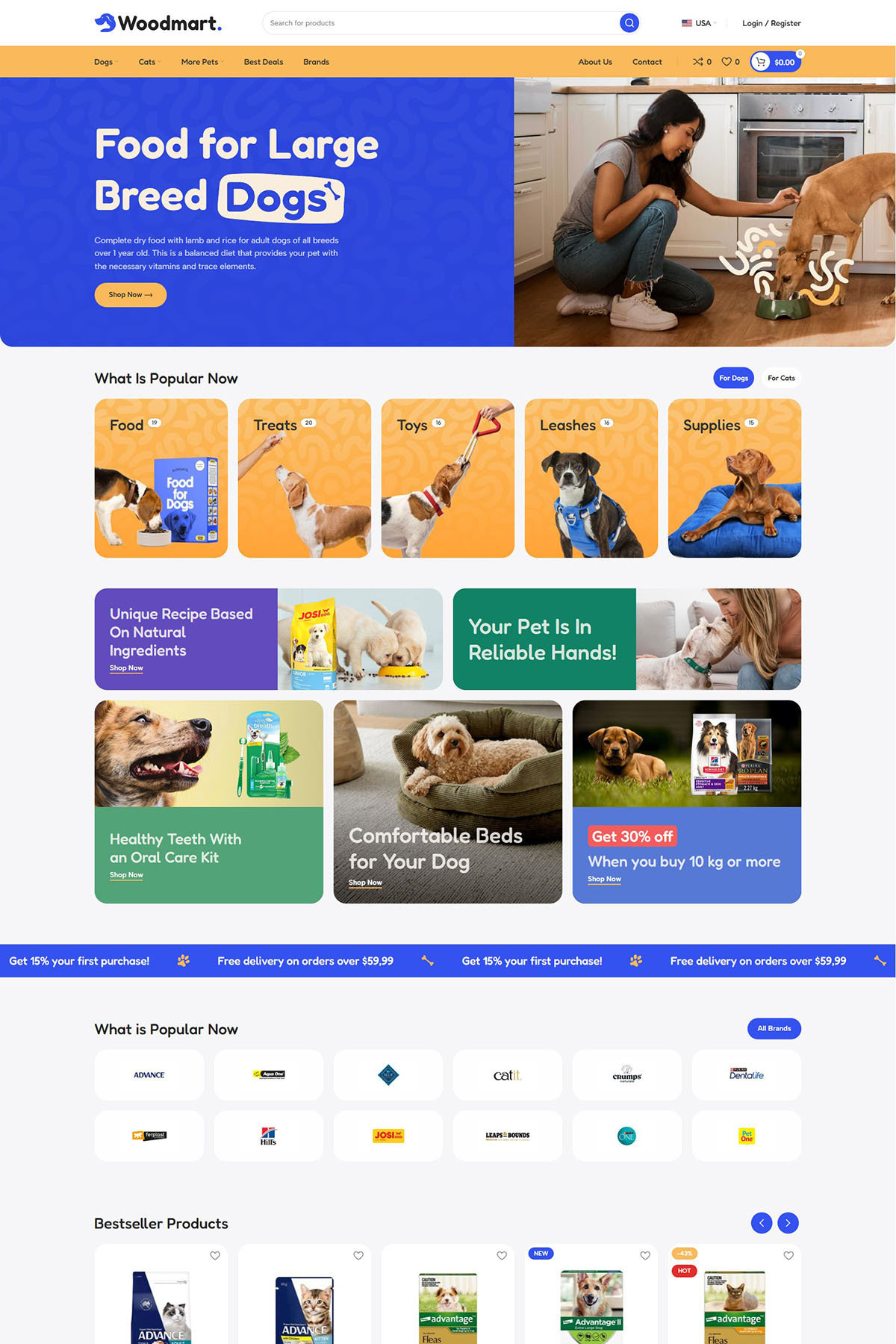 E-Ticaret Evcil Hayvan Petshop E-Ticaret Web Sitesi